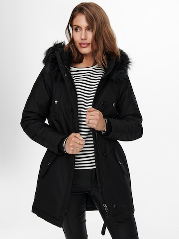 Parka d’hiver 'Iris' ONLY en noir