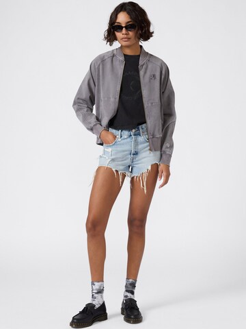 Champion Authentic Athletic Apparel Φθινοπωρινό και ανοιξιάτικο μπουφάν σε γκρι