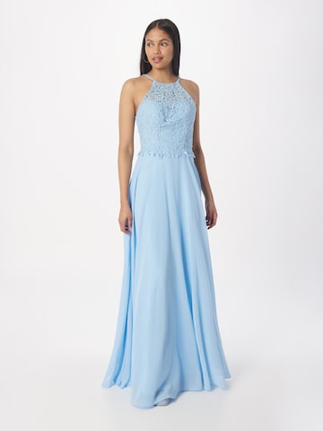 LUXUAR Evening Dress in Blue: front