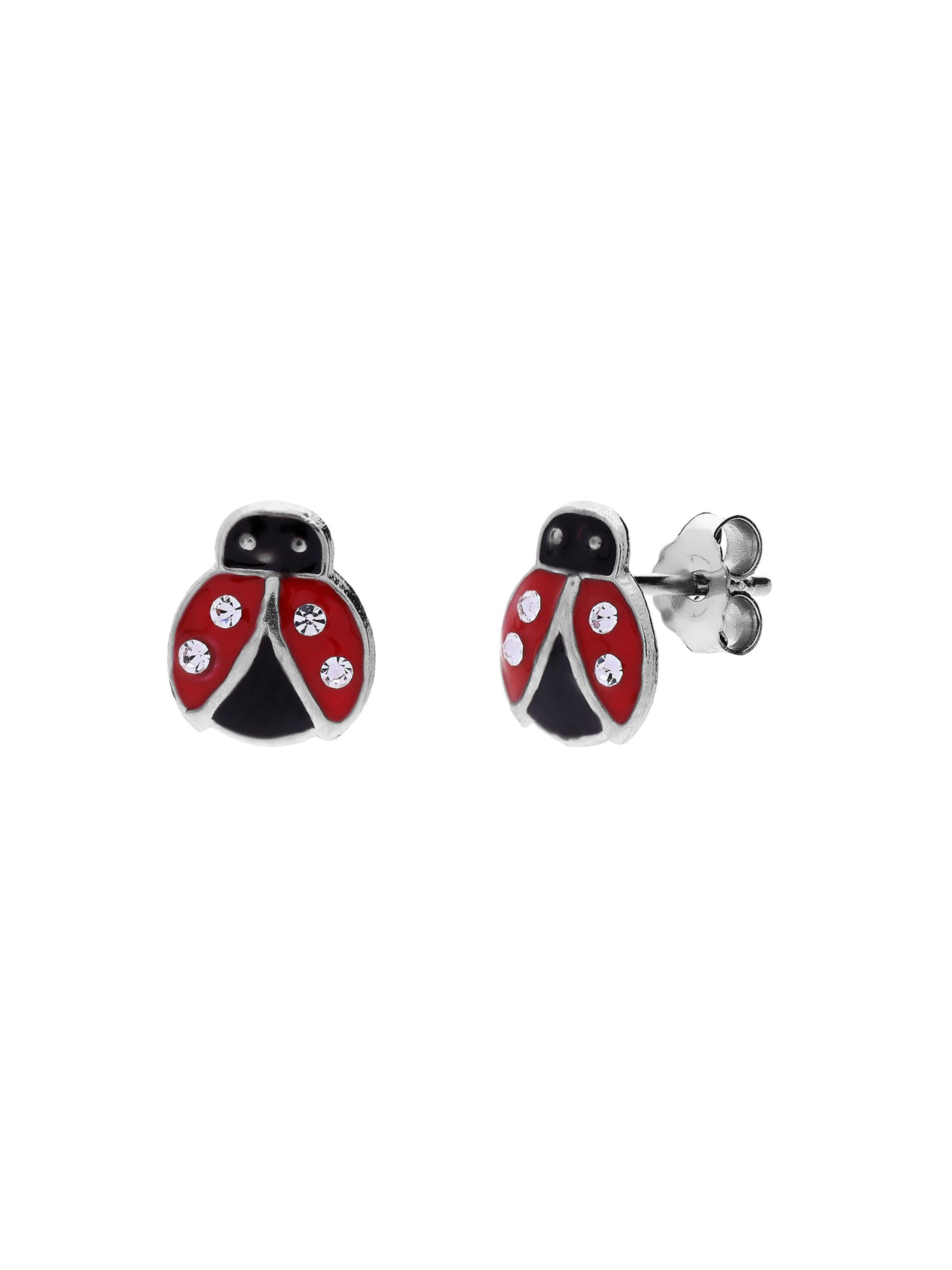 Lucardi Boucles d'oreilles en Onesize en argent, Vue avec produit