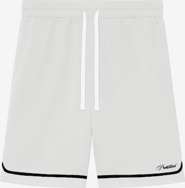 Loosefit Pantalon Prohibited en beige : devant