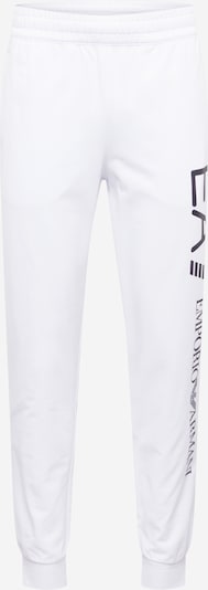 Pantaloni EA7 Emporio Armani di colore nero / bianco, Visualizzazione prodotti