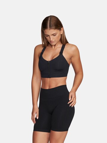 GOLD´S GYM APPAREL Bustier Sport bh 'Geena' in Zwart