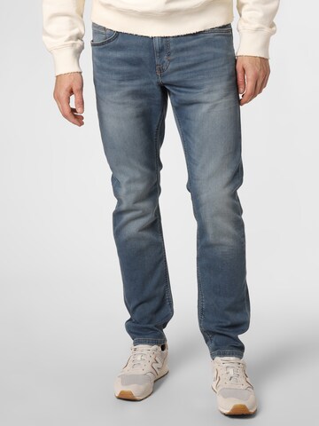 Slimfit Jeans 'Oregon' de la MUSTANG pe albastru: față