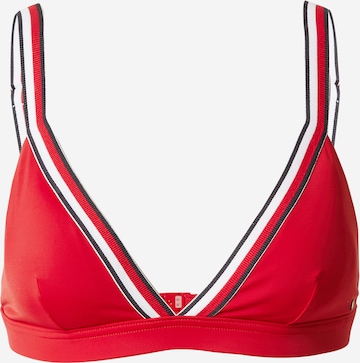 Tommy Hilfiger Underwear Trojúhelníková podprsenka Horní díl plavek – červená: přední strana