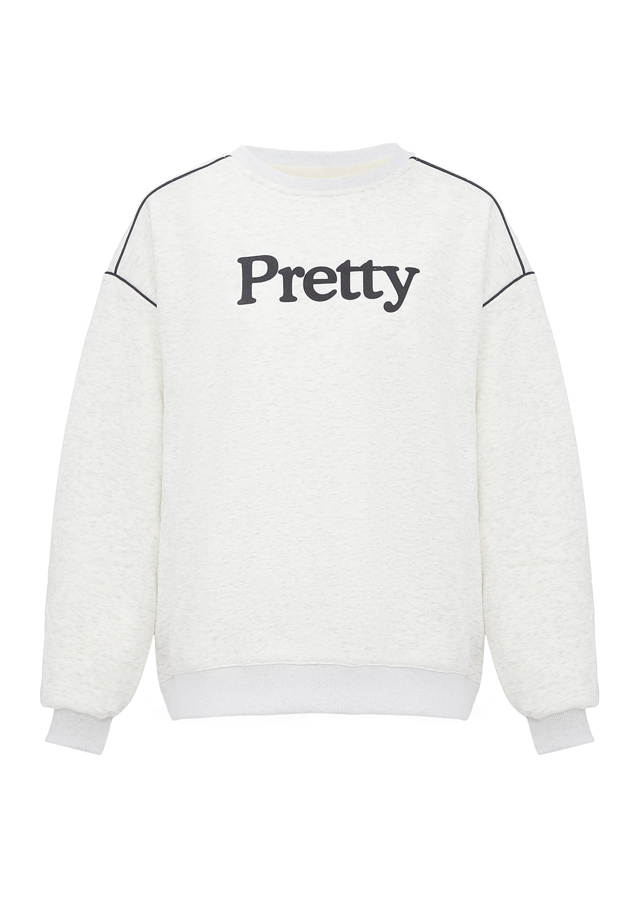 HOMEBASE Mikina - Biela: predná strana