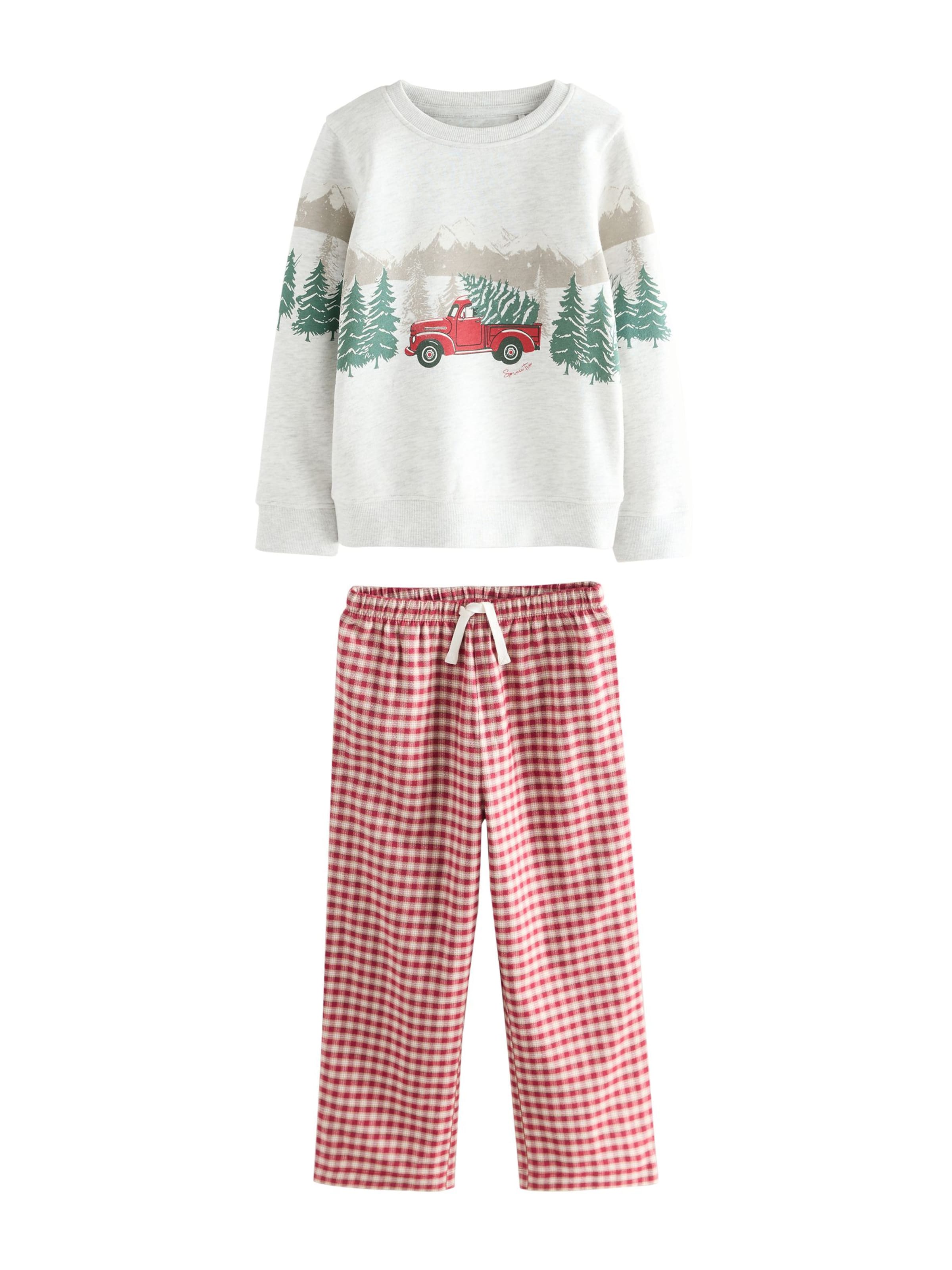 Next Πιτζάμα σε γκρι: μπροστά