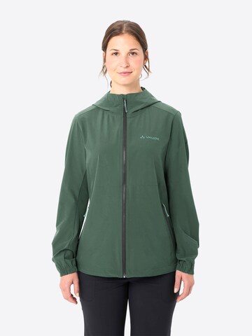 VAUDE Sports jacket 'Elope' in Green: front