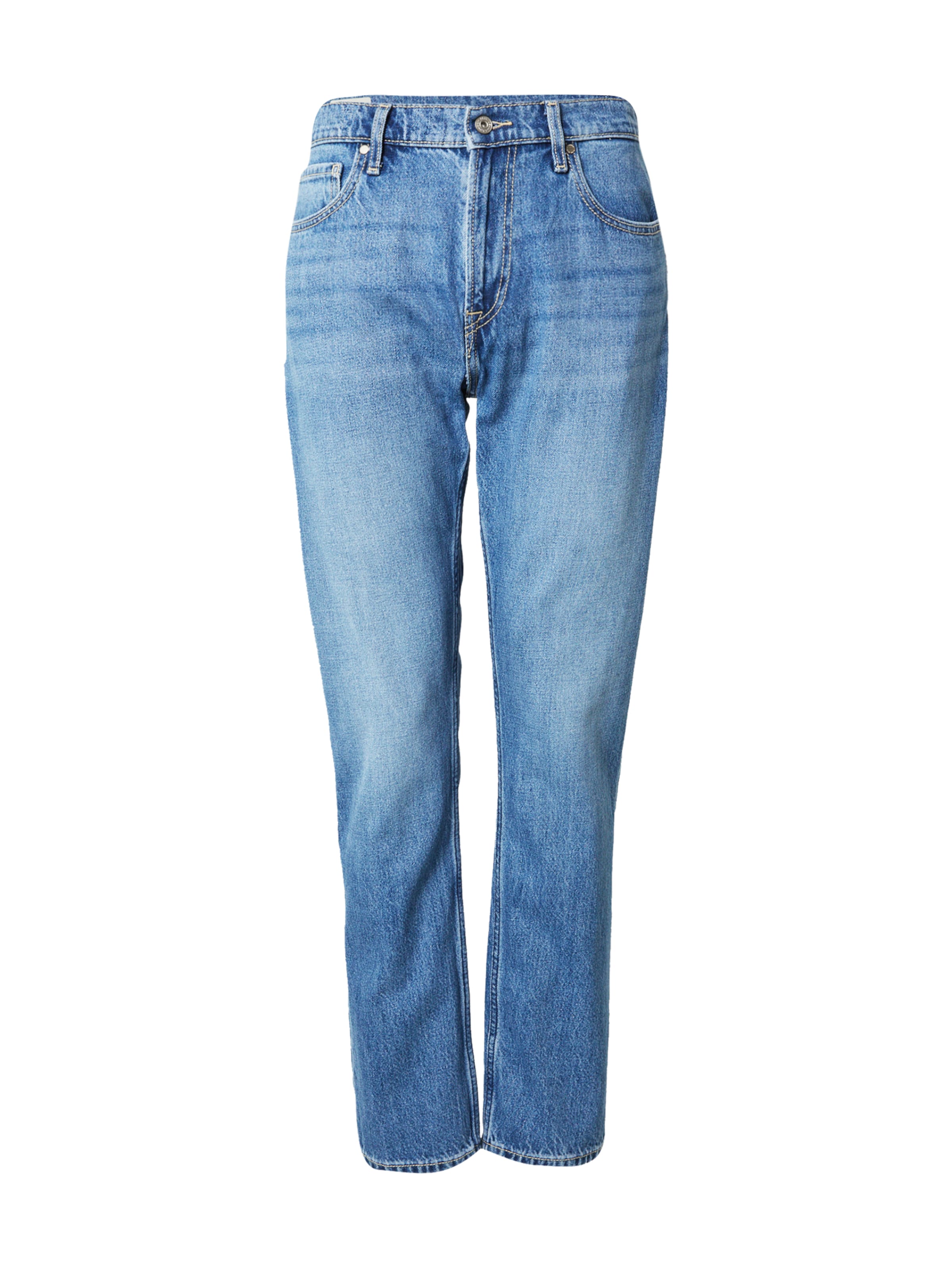 Coupe slim Jean 'Byron' Pepe Jeans en bleu : devant