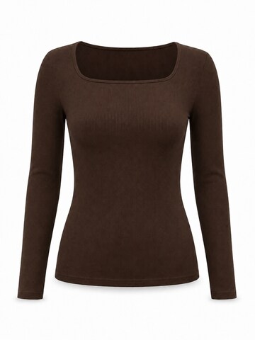 AOTTORI Shirt in Brown: front