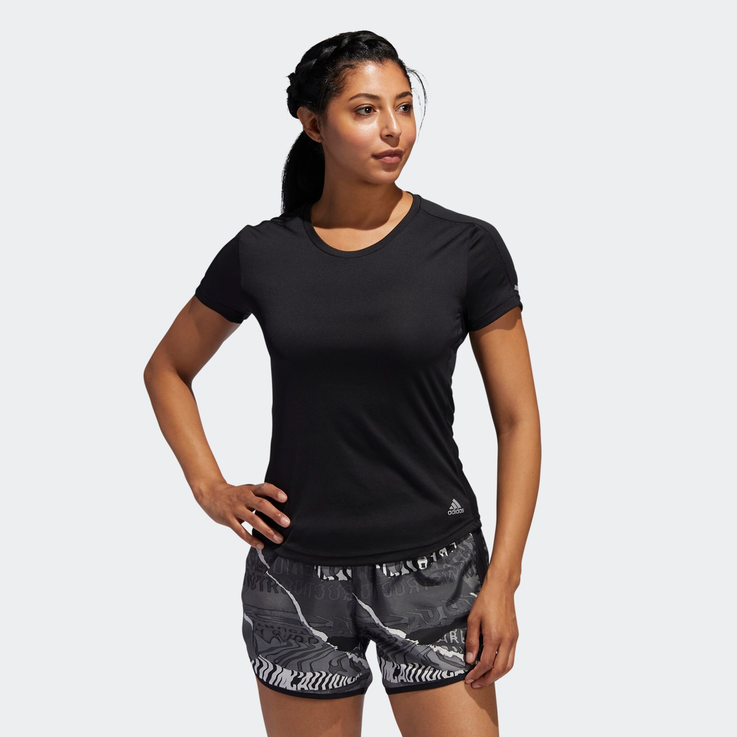 Sport T-shirt fonctionnel 'Run It' ADIDAS PERFORMANCE en Noir 