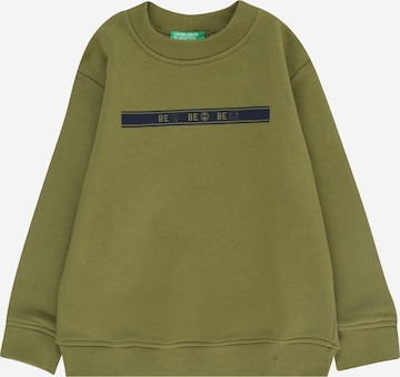 UNITED COLORS OF BENETTON Sweatshirt in Green: front