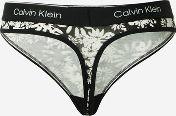 Calvin Klein Underwear Tanga – černá