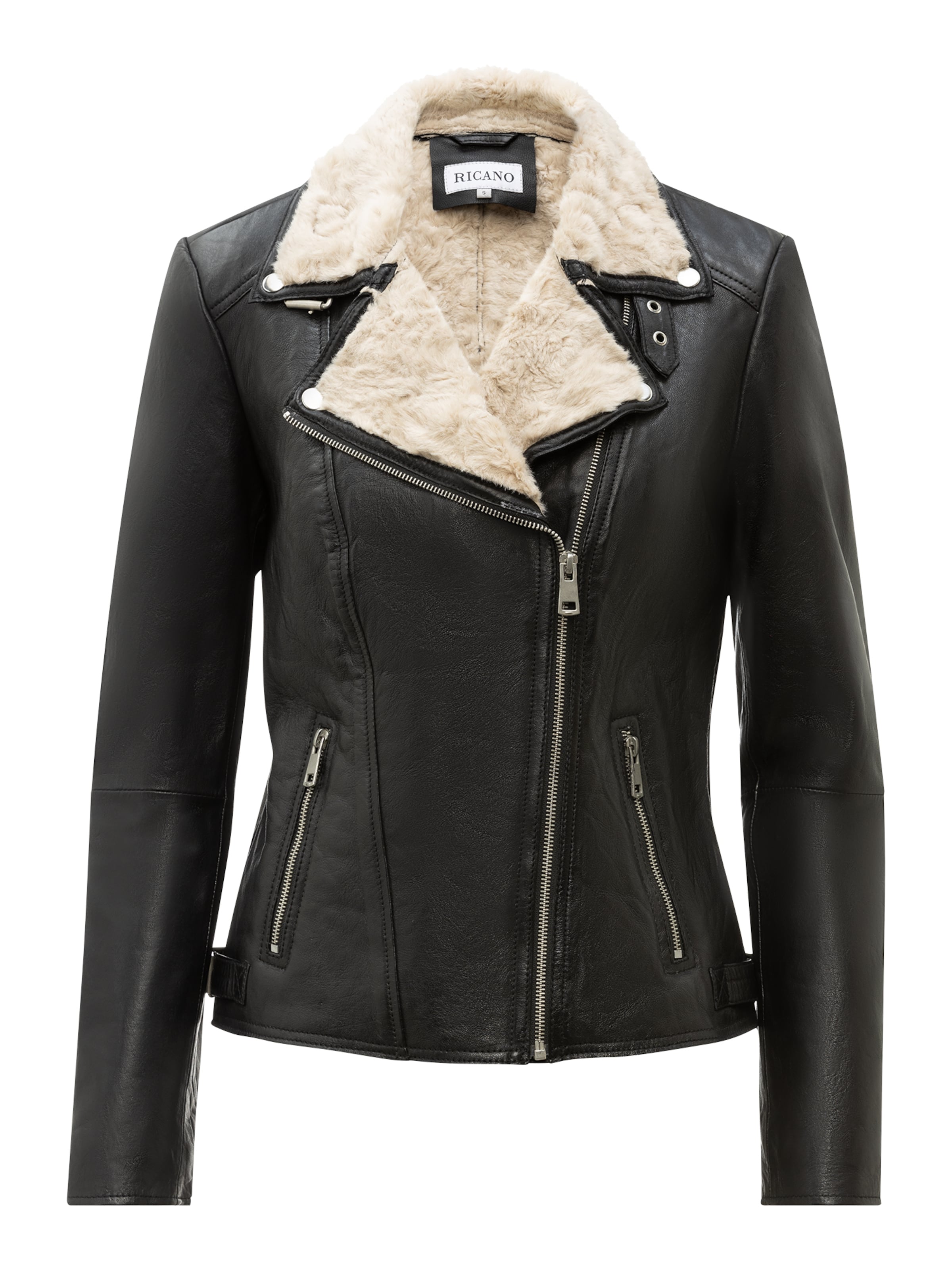 RICANO - Chaqueta de entretiempo 'Holly' en negro: frente