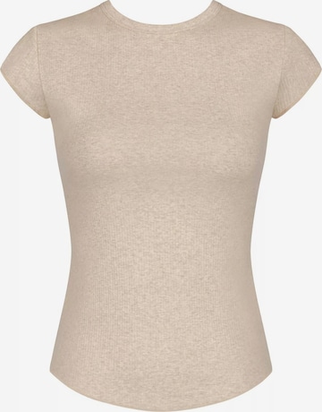 T-shirt 'GO' SLOGGI en beige : devant