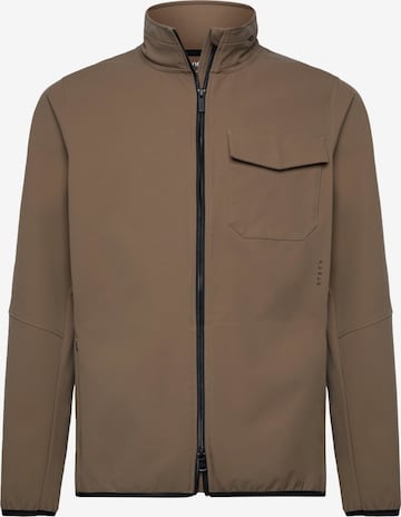 Veste fonctionnelle Boggi Milano en marron : devant