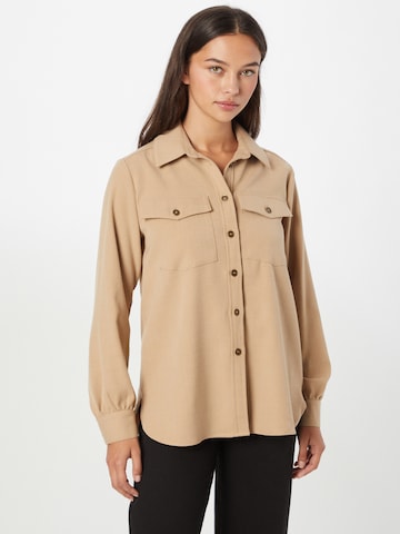 b.young Blus 'Daraca' i beige: framsida