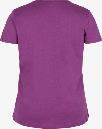 T-shirt 'EFANNEY' Zizzi en violet