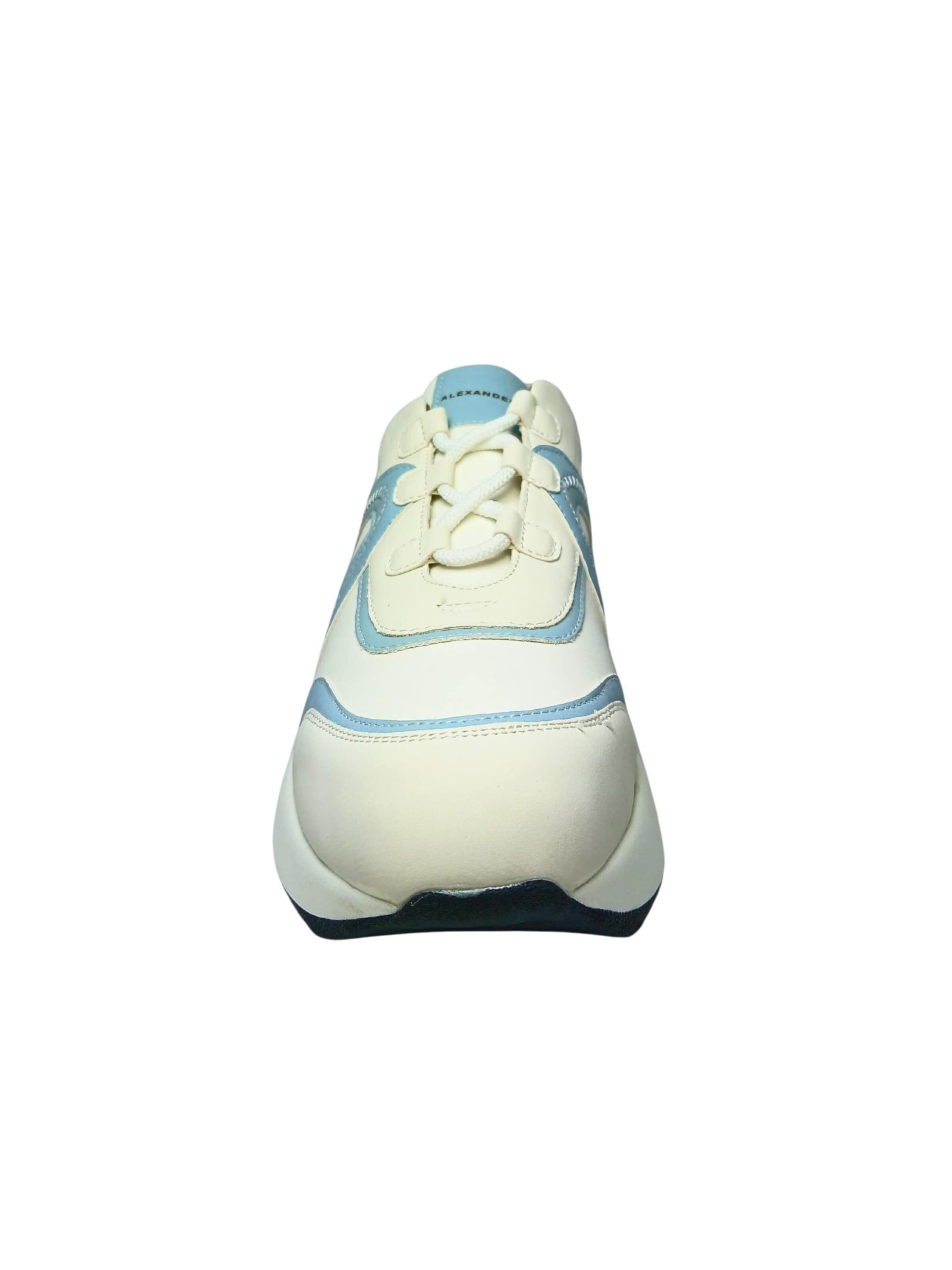 Alexander Smith Platform trainers in White