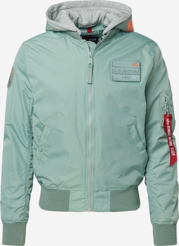 Giacca di mezza stagione di ALPHA INDUSTRIES in verde: frontale