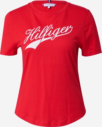 TOMMY HILFIGER T-Shirt in Rot: predná strana