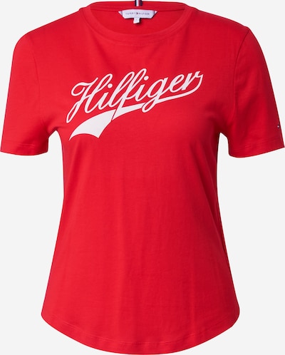 TOMMY HILFIGER Μπλουζάκι σε κόκκινο / λευκό, Άποψη προϊόντος