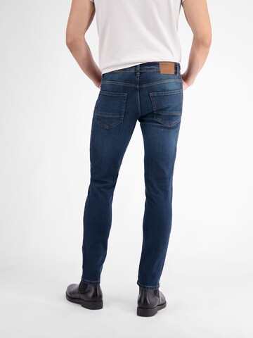 LERROS Slimfit CONLIN 5-Pocket Stretch-Denim, SLIM FIT, unifarben ' CONLIN ' in Blau