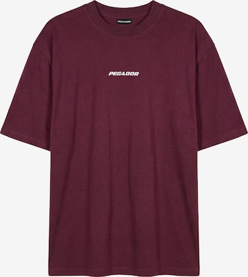 Pegador T-Shirt 'Bracy' in Rot: Vorderseite