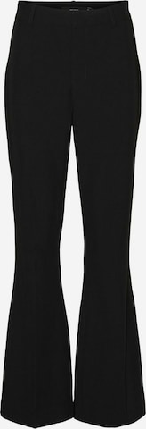 VERO MODA Flared Trousers in Black: front