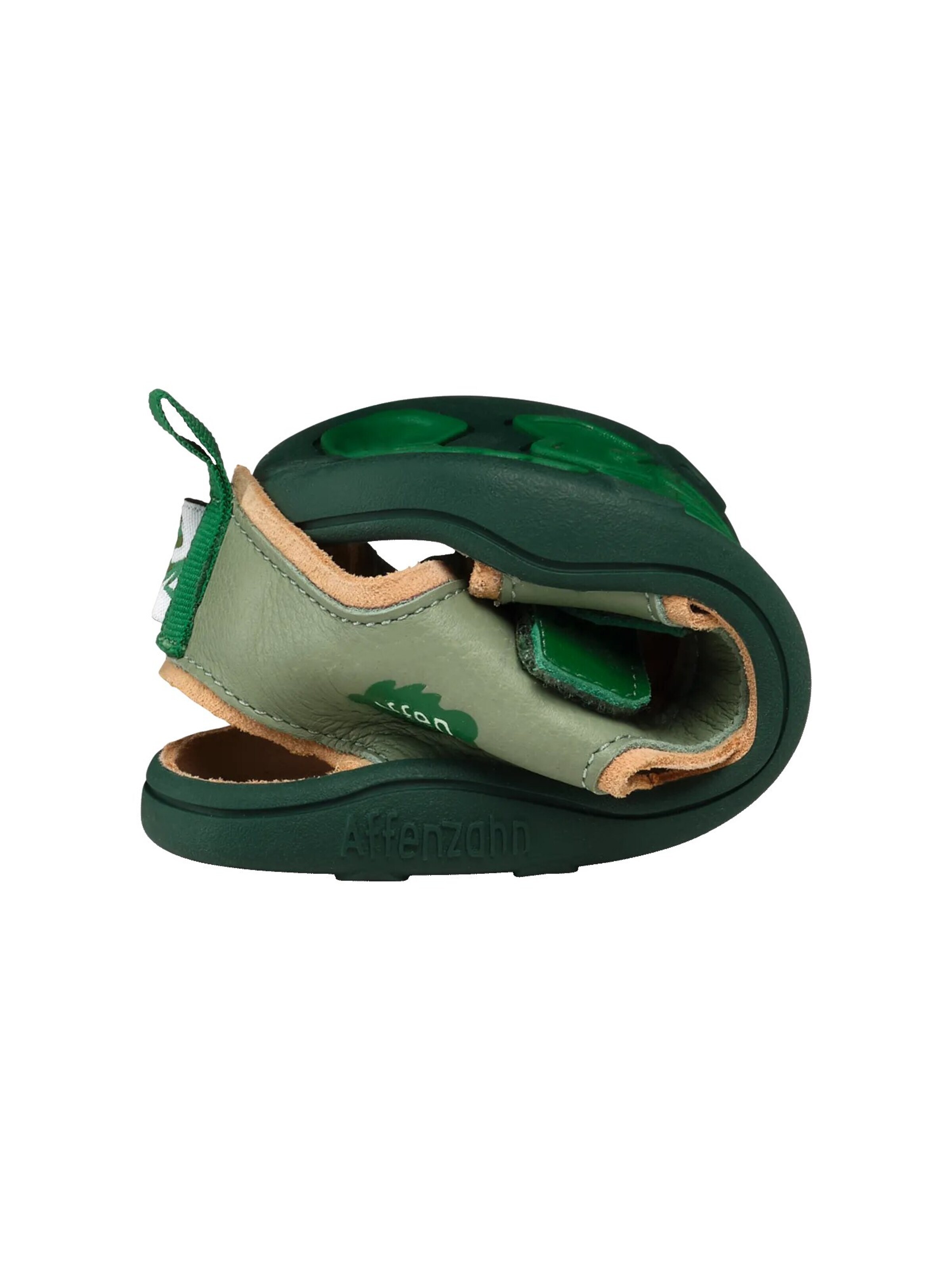 Affenzahn Sandals 'Sandale Leder Airy' in Green