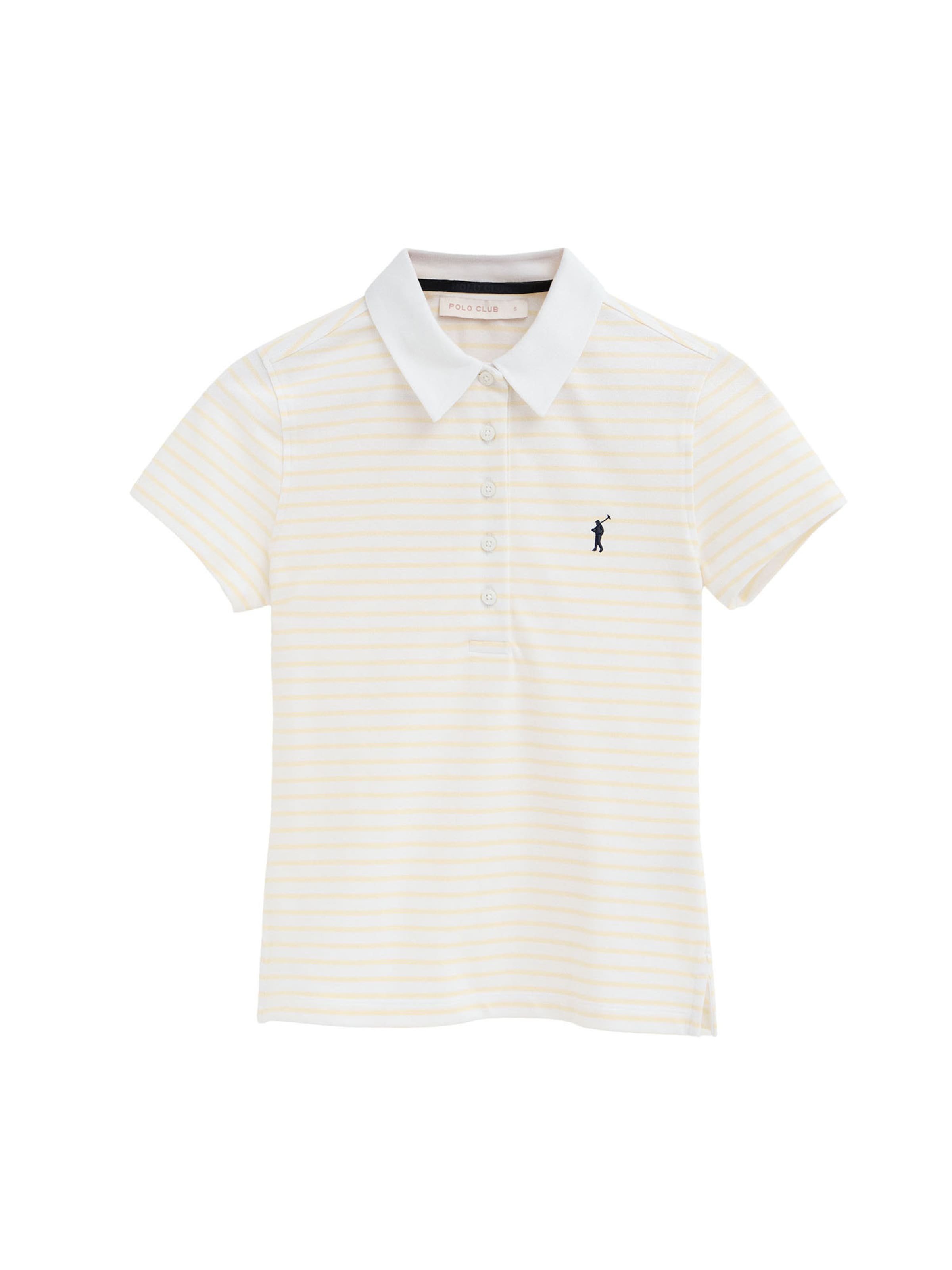 Polo Club Shirt in White: front