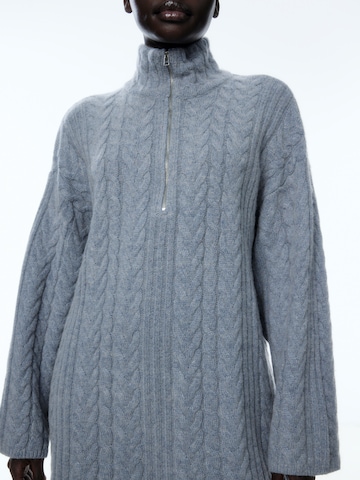 EDITED Knitted dress 'Hanako' in Grey