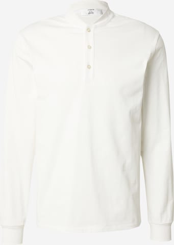 ABOUT YOU x Jaime Lorente - Camisa 'Pierre' em branco: frente