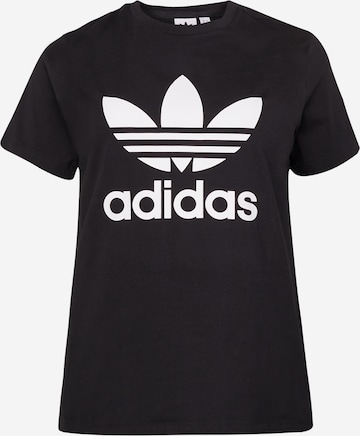 ADIDAS ORIGINALS Shirt 'Adicolor Classics Trefoil ' in Zwart: voorkant