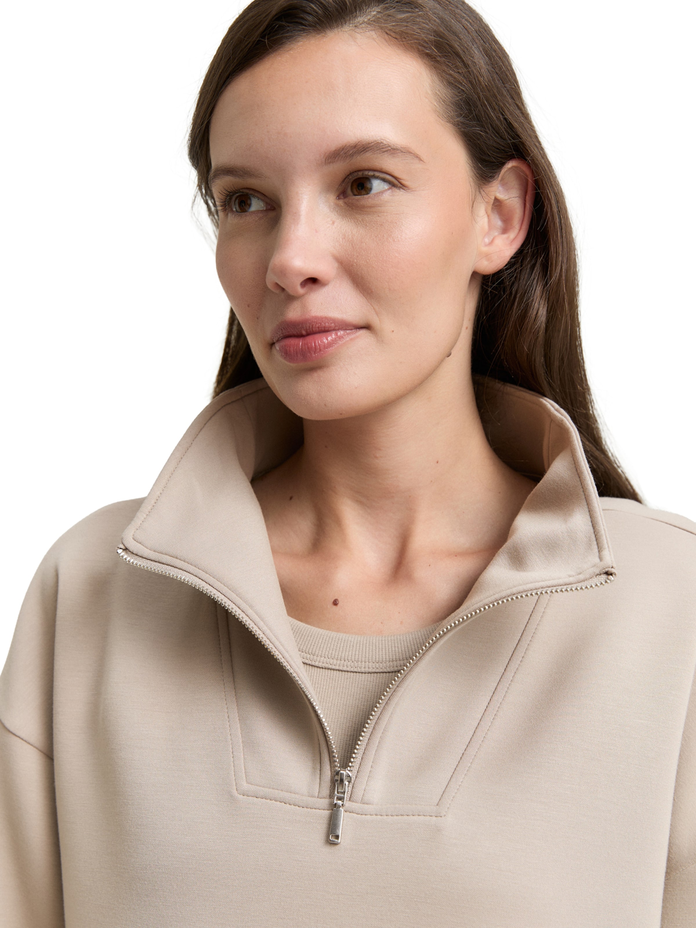 TOM TAILOR Sweatshirt in Grijs