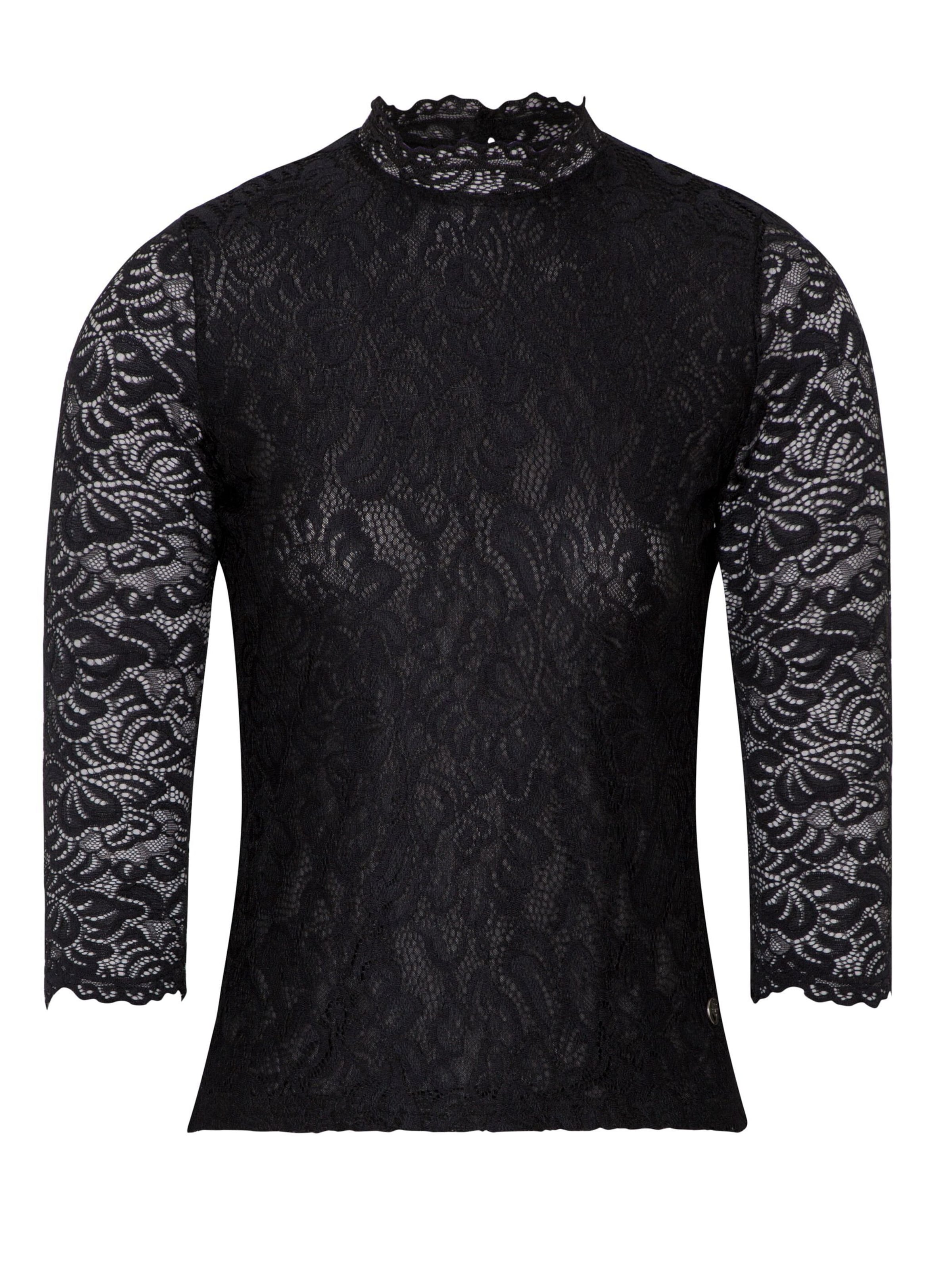 SPIETH & WENSKY Traditional blouse 'Amberg' in Black: front