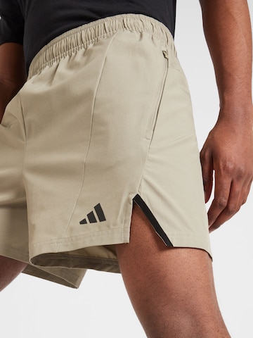 ADIDAS PERFORMANCE Regular Sportshorts 'Designed For Training' in Beige