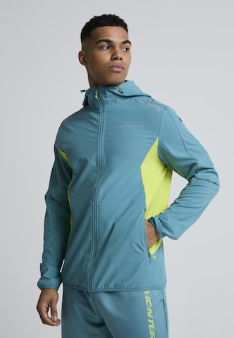 MONTERRAIN Training Jacket 'Lyder Windrunner' in Blue: front