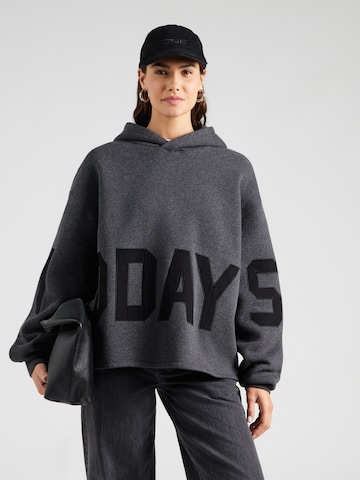 Bluză de molton de la 10Days pe gri: față