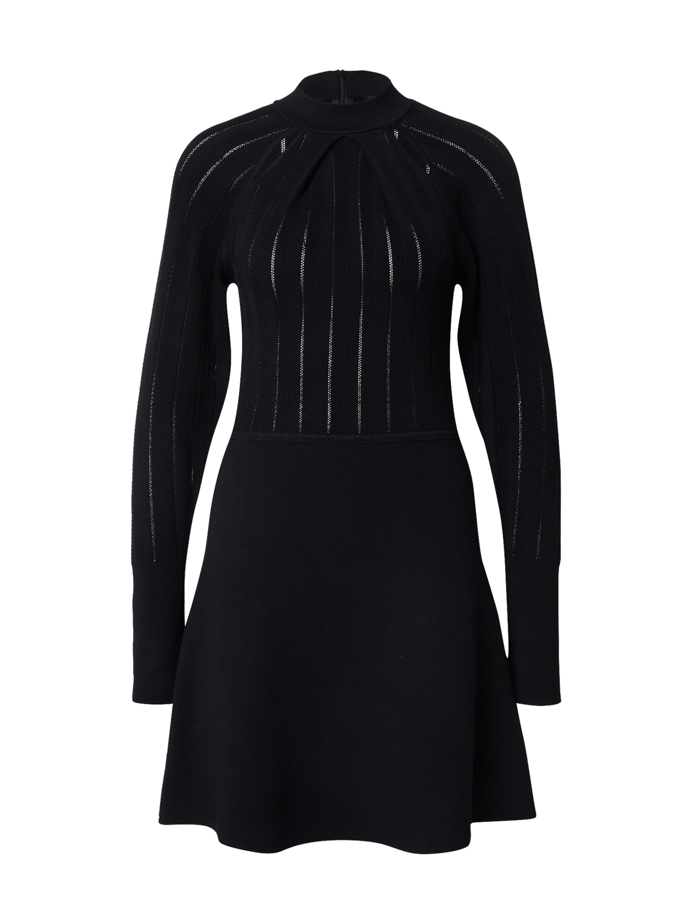 Abito in maglia &#x27;Fuccia&#x27; di BOSS in nero: frontale