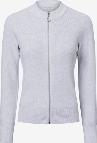 Marie Lund Knit Cardigan in Grey: front