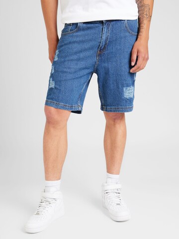 Denim Project tavaline Teksapüksid, värv sinine: eest vaates
