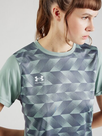 UNDER ARMOUR Функционална тениска в зелено