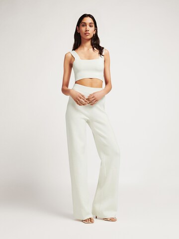 Regular Pantalon 'Lotta' Lezu en blanc