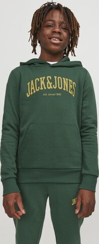 Jack & Jones Junior Μπλούζα φούτερ 'JOSH' σε πράσινο