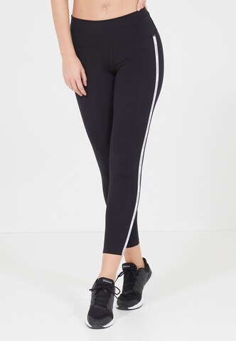 ENDURANCE Skinny Workout Pants 'Sadiya' in Black: front
