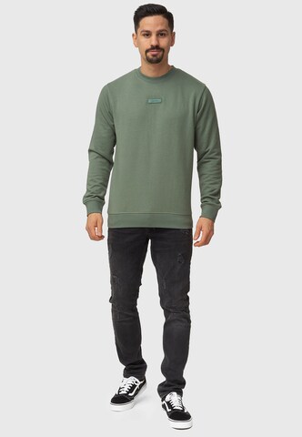 Sweat-shirt ' Baxter ' INDICODE JEANS en vert