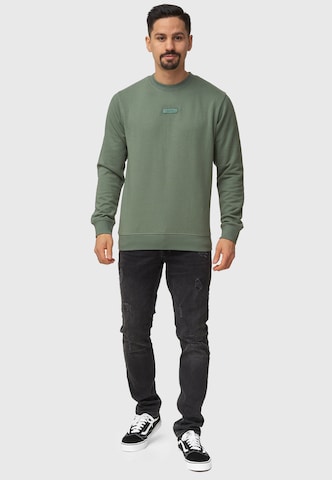 INDICODE JEANS Sweatshirt ' Baxter ' in Green