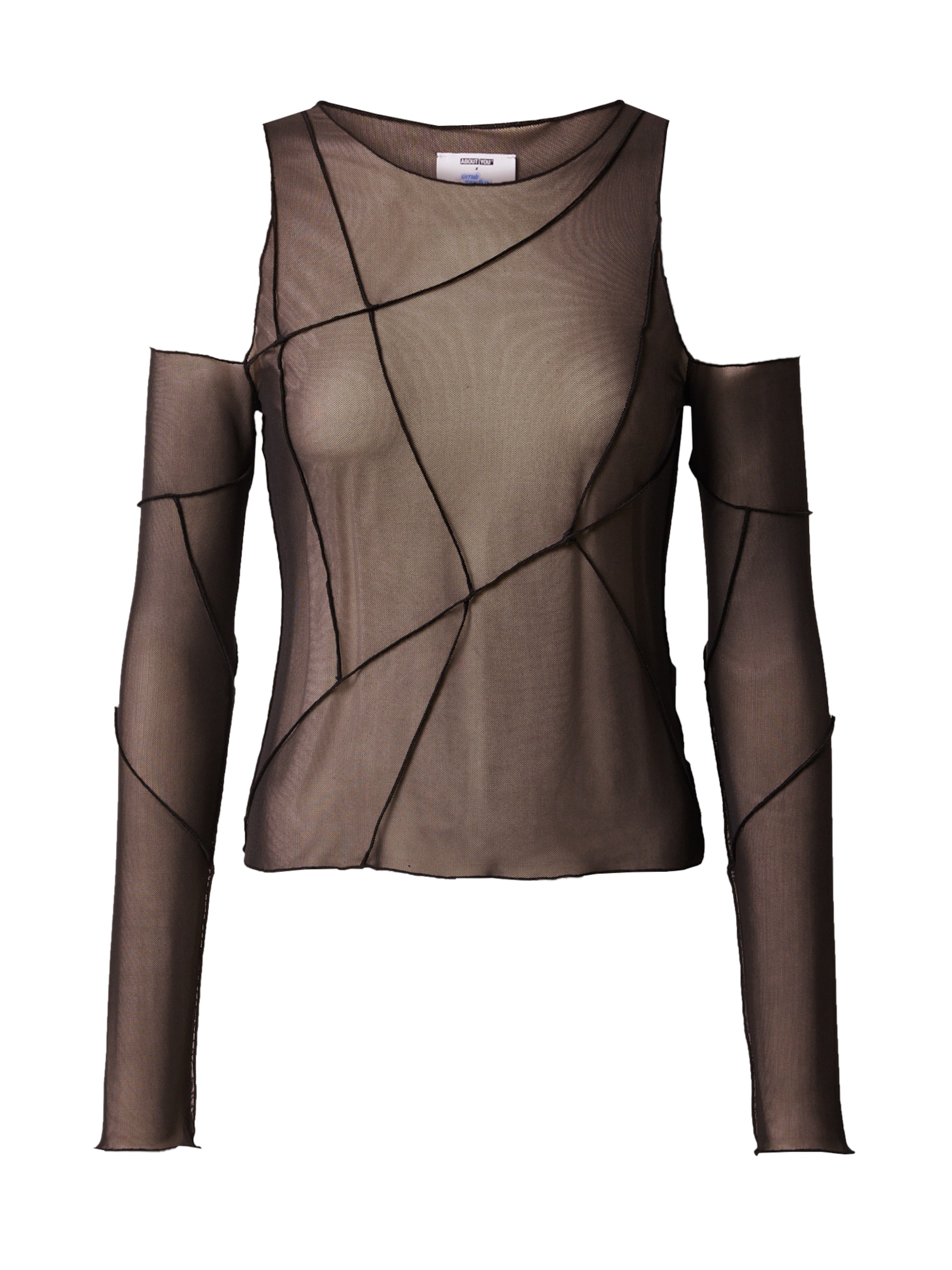 T-shirt 'Biba' ABOUT YOU x Emili Sindlev en noir : devant