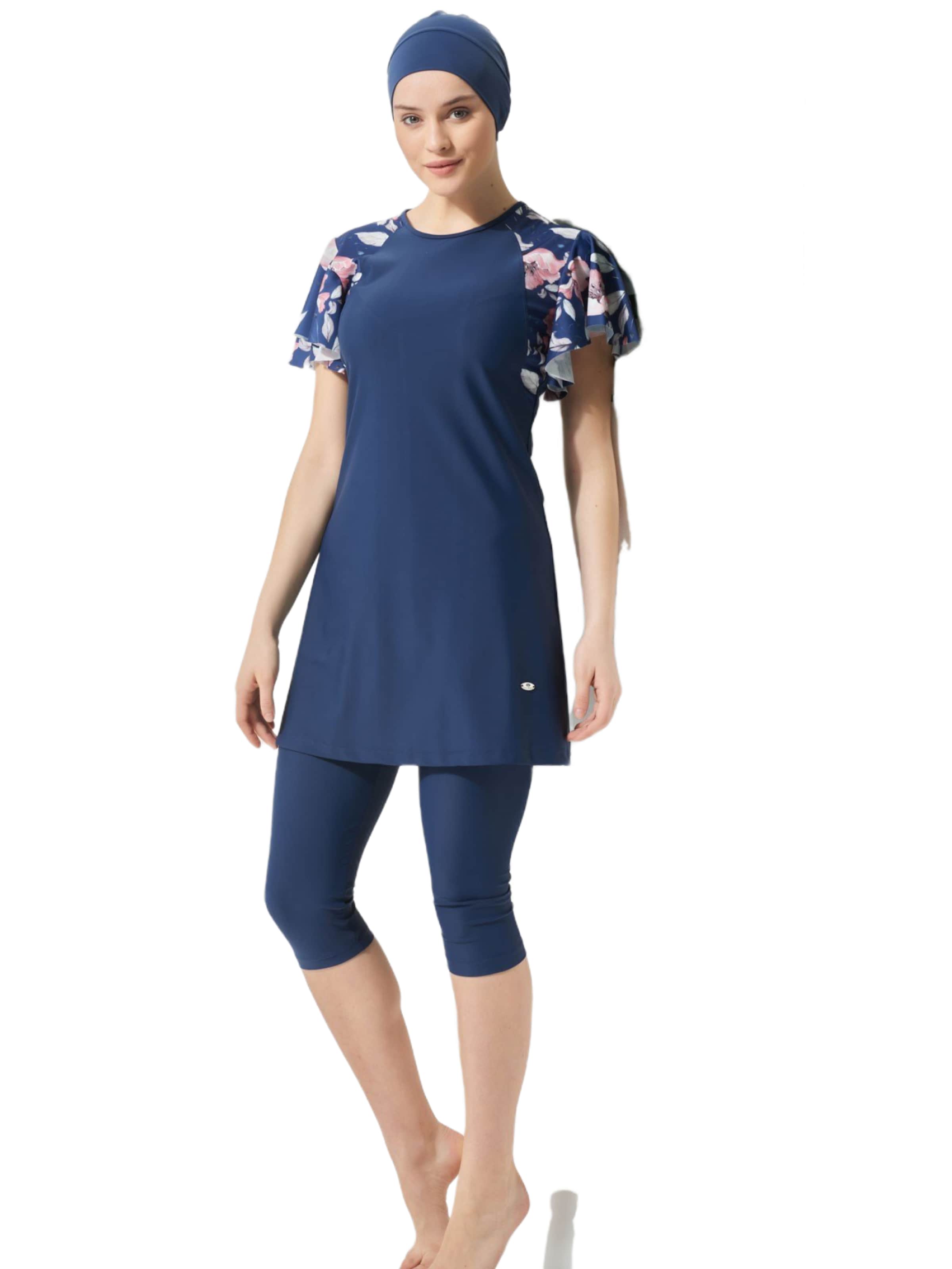 C&City Badpakjurk in Blauw: voorkant